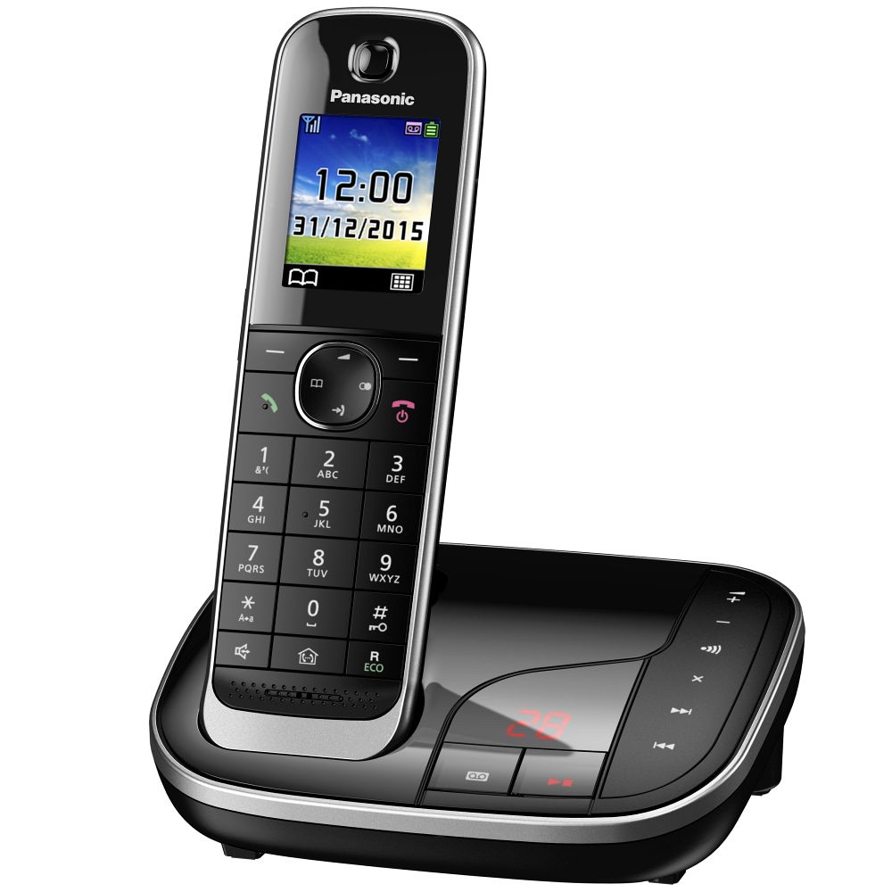 Panasonic Schnurlostelefon mit AB KX-TGJ320GB - schwarz Panasonic Schnurlostelefon mit AB KX-TGJ320GB - schwarz
